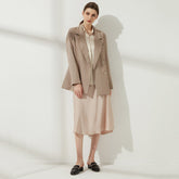 WomenBlazer Classic Double Breasted Long Sleeve Coat